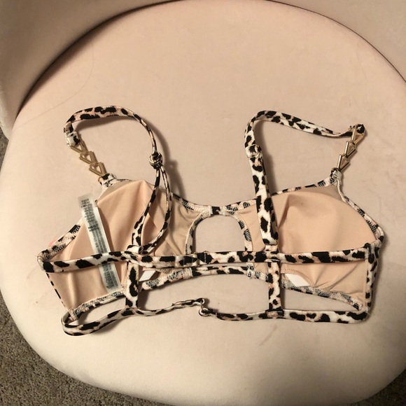 Victoria’s Secret Leopard Swimtop - Picture 2 of 3